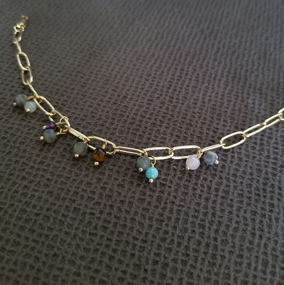✨️HP✨️ Luna🌙 Norte Multiple Gemstone Bead Bracelet - NIB - Picture 4 of 16